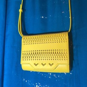 Stella & Dot Vivid Yellow Crossbody Mini-Purse
